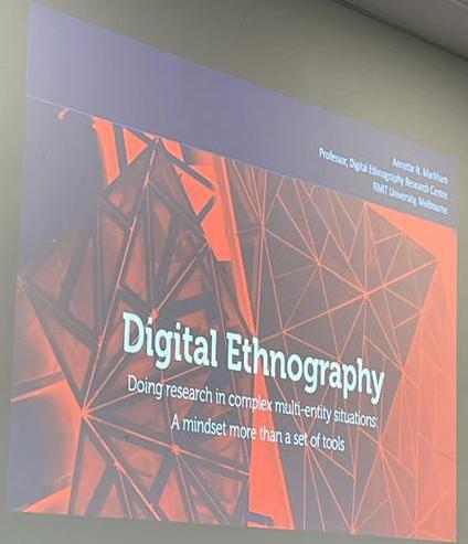 Attending a Digital Ethnography summer school in Australia 